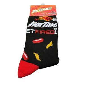 Hot Tamales Crazy Food Socks Unisex Men 8-12 Women 9-14 NWT Gift Fun 3/$20